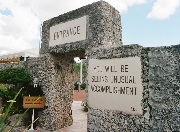 coral castle entrance
