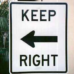keep-right-misdirection