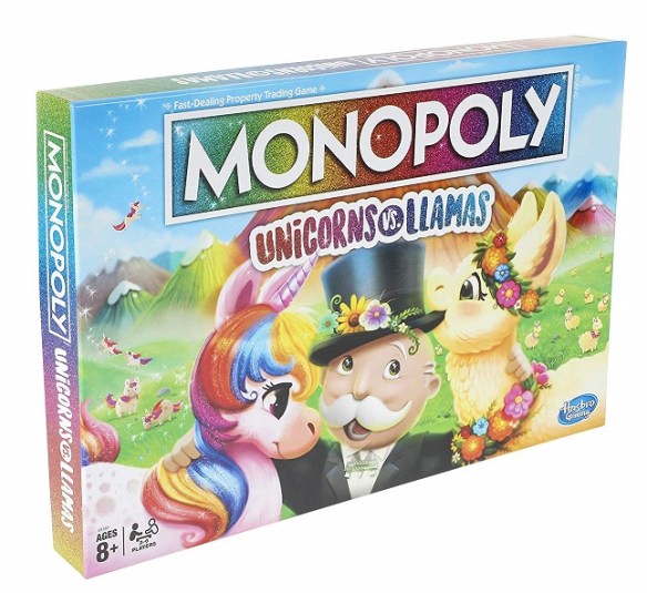 Monopoly-Unicorns-Vs.-Llamas-Board-Game