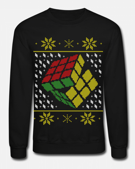 rubiks color sweater